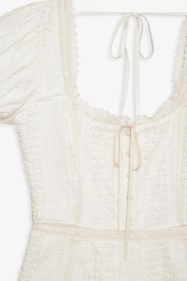 Women Tracy Mini Dress White For Love and Lemons Dresses Women Tracy Mini Dress White For Love and Lemons Dresses