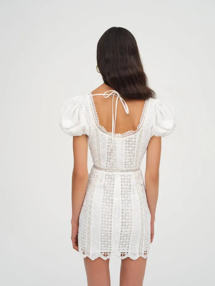 Women Tracy Mini Dress White For Love and Lemons Dresses Women Tracy Mini Dress White For Love and Lemons Dresses