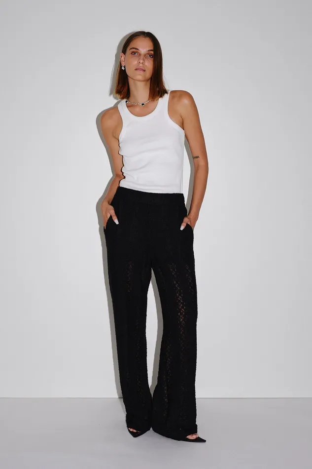 Women Trousers Wonhundred Paige 8211 Black