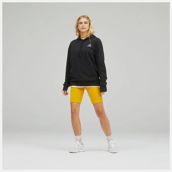 Women Unissentials French Terry Hoodie Black New Balance Hoodies and Sweatshirts Women Unissentials French Terry Hoodie Black New Balance Hoodies and Sweatshirts
