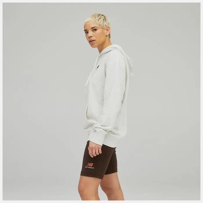 Women Unissentials French Terry Hoodie Sea Salt Heather New Balance Hoodies and Sweatshirts Women Unissentials French Terry Hoodie Sea Salt Heather New Balance Hoodies and Sweatshirts