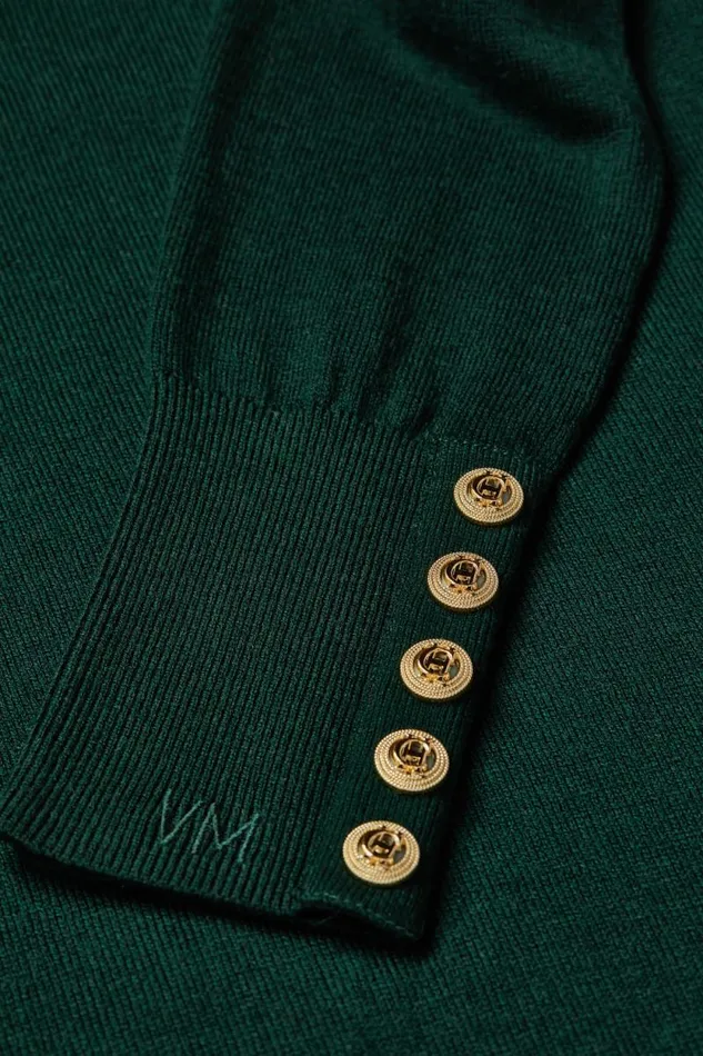 Women Victoria Cashmere Roll Neck Emerald Holland Cooper Knitwear Women Victoria Cashmere Roll Neck Emerald Holland Cooper Knitwear