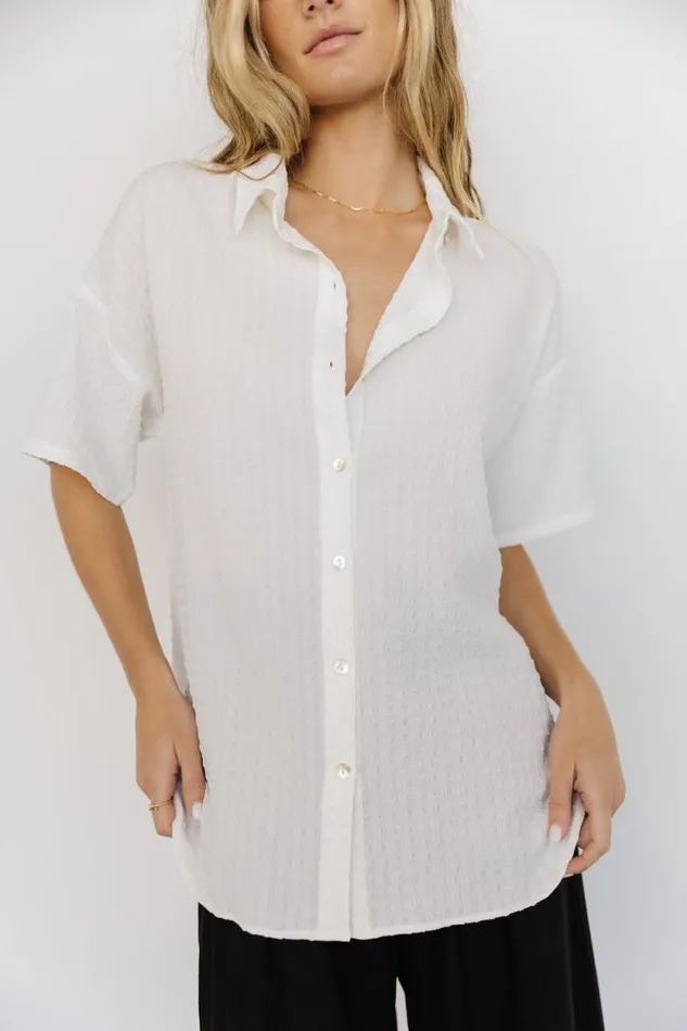 Women Vigil Button Down Top Off White Baltic Born Blouses and Shirts Women Vigil Button Down Top Off White Baltic Born Blouses and Shirts