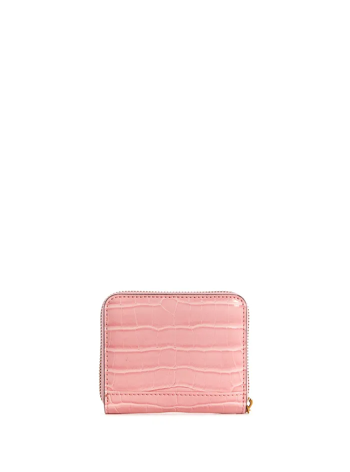 Women Wallets GUESS Pink Laurel Croco Small Wallet Women Wallets GUESS Pink Laurel Croco Small Wallet