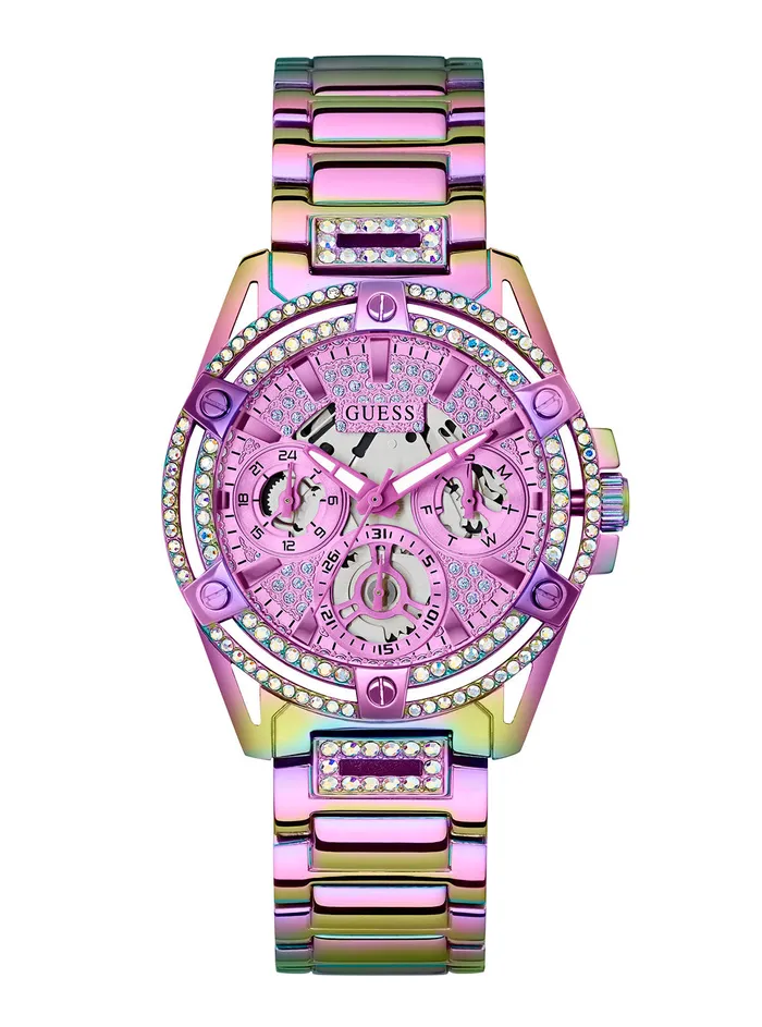 Women Watches GUESS Iridescent Crystal Queen Watch