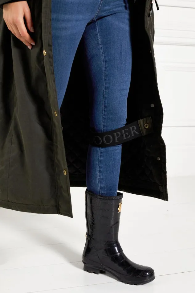 Women Wax Longline Field Coat Dark Olive Holland Cooper Coats Women Wax Longline Field Coat Dark Olive Holland Cooper Coats