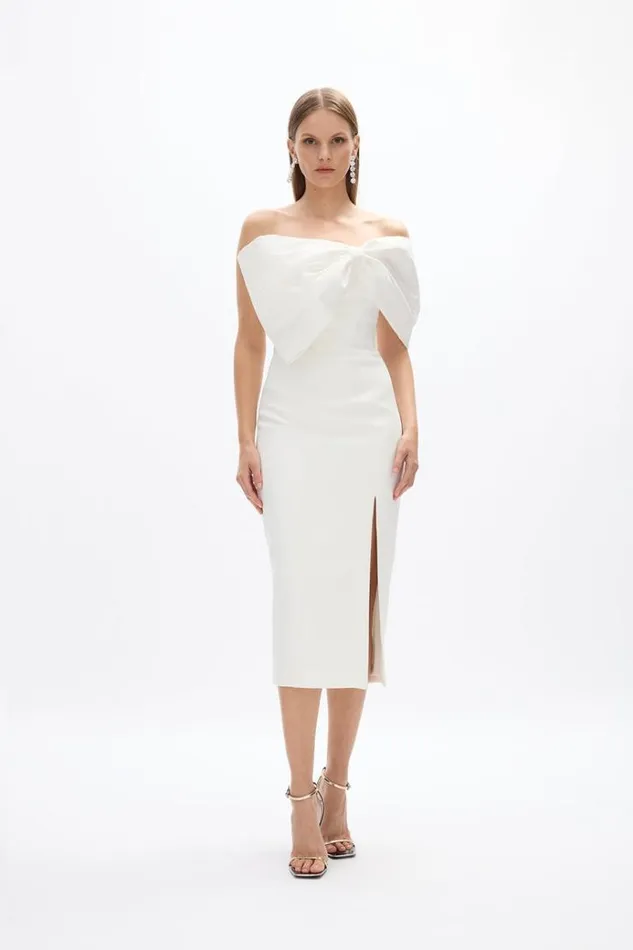 Women White Dresses Rachel Gilbert Kace Dress In Ivory
