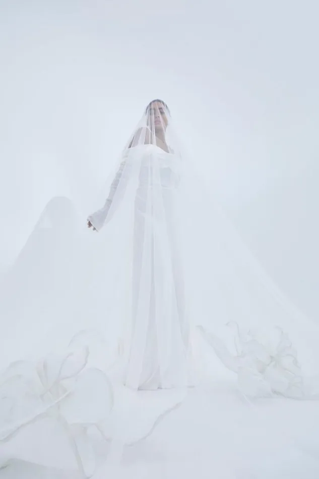 Women White Dresses Rachel Gilbert LUCIEN SLEEVE GOWN Women White Dresses Rachel Gilbert LUCIEN SLEEVE GOWN