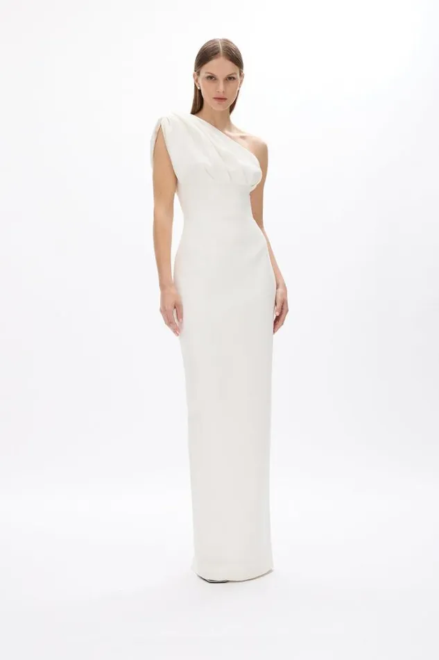 Women White Dresses Rachel Gilbert Winnie Gown Ivory