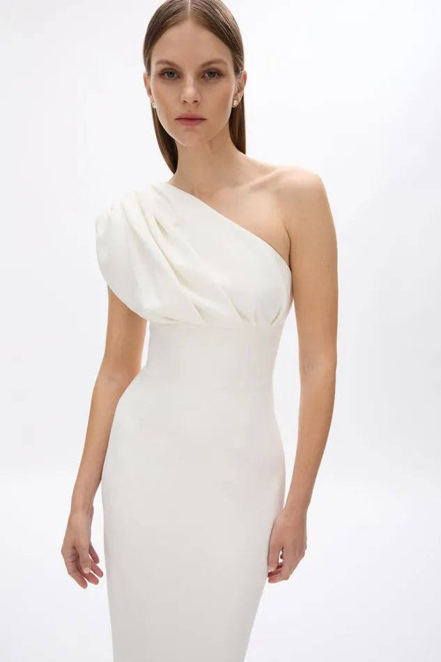 Women White Dresses Rachel Gilbert Winnie Gown Ivory Women White Dresses Rachel Gilbert Winnie Gown Ivory