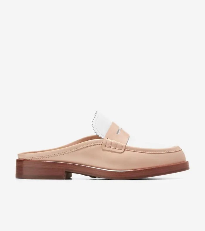Women Women039s CHELBY MULE Beige Cole Haan Loafers and Drivers