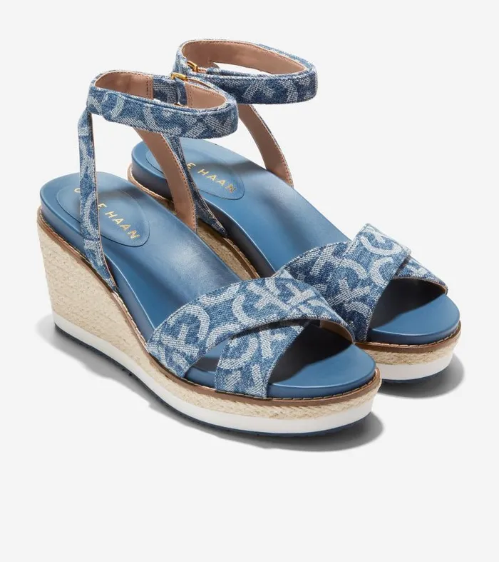 Women Women039s Cloudfeel Espadrille Wedge Sandal Blue Cole Haan Sandals Women Women039s Cloudfeel Espadrille Wedge Sandal Blue Cole Haan Sandals