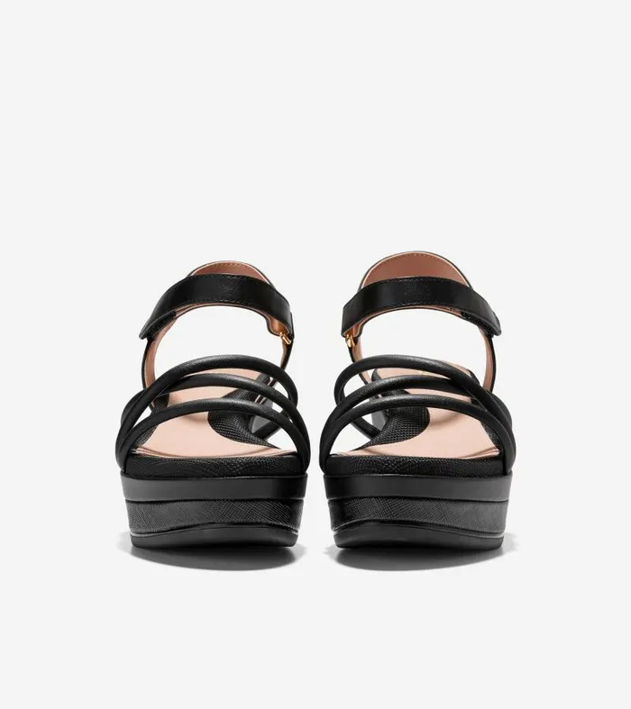 Women Women039s Grand Ambition Addison Flatform Wedge Black Cole Haan Sandals Women Women039s Grand Ambition Addison Flatform Wedge Black Cole Haan Sandals