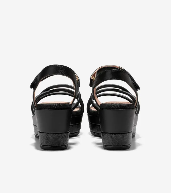Women Women039s Grand Ambition Addison Flatform Wedge Black Cole Haan Sandals Women Women039s Grand Ambition Addison Flatform Wedge Black Cole Haan Sandals