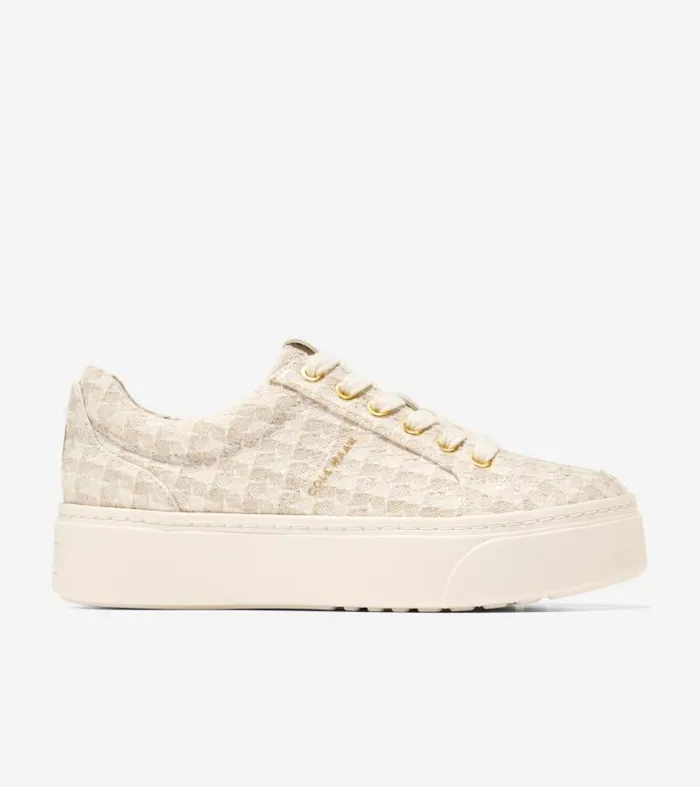 Women Women039s GrandPr Max Platform Sneakers Beige Cole Haan Sneakers