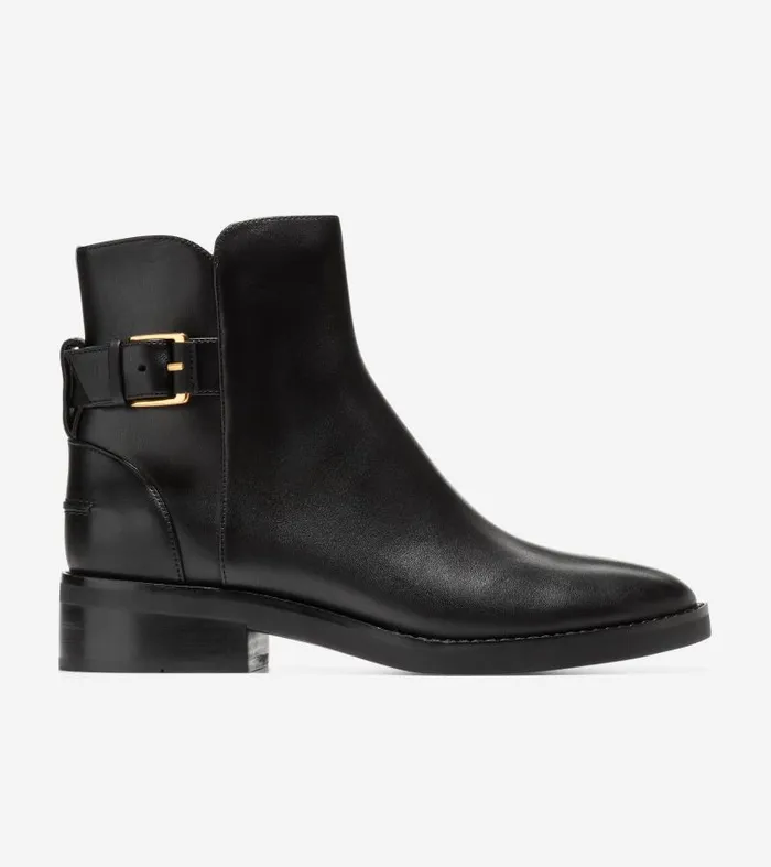 Women Women039s Hampshire Buckle Bootie Black Cole Haan Boots and Booties