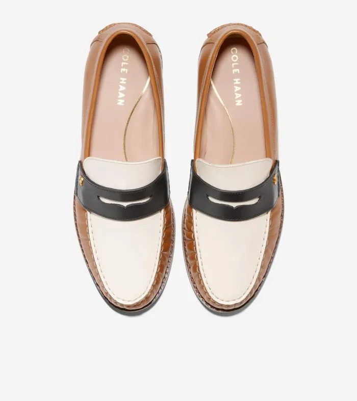 Women Women039s Luxe Pinch Penny Loafer Brown Cole Haan Loafers and Drivers Women Women039s Luxe Pinch Penny Loafer Brown Cole Haan Loafers and Drivers