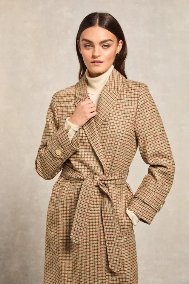 Women Wrap Coat Charlton Tweed Holland Cooper Tailoring