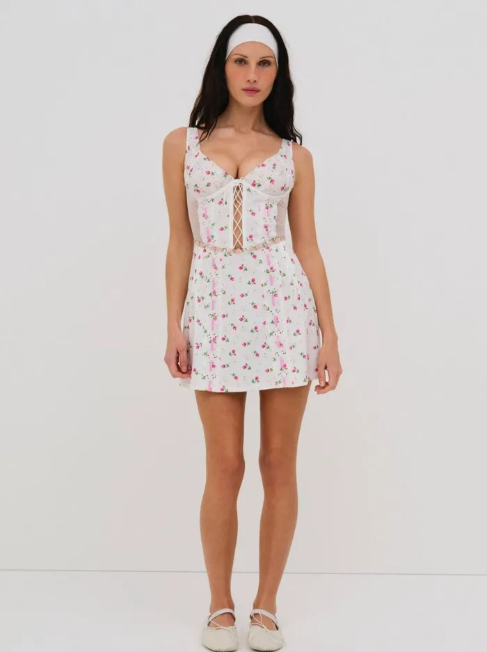 Women Xander Slip Dress White For Love and Lemons Lingerie Women Xander Slip Dress White For Love and Lemons Lingerie