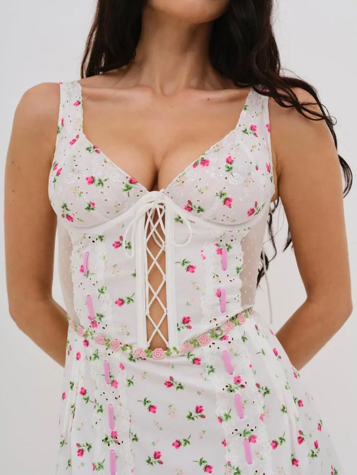 Women Xander Slip Dress White For Love and Lemons Lingerie Women Xander Slip Dress White For Love and Lemons Lingerie