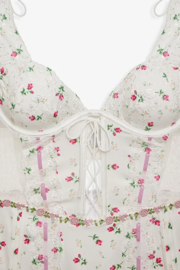 Women Xander Slip Dress White For Love and Lemons Lingerie Women Xander Slip Dress White For Love and Lemons Lingerie