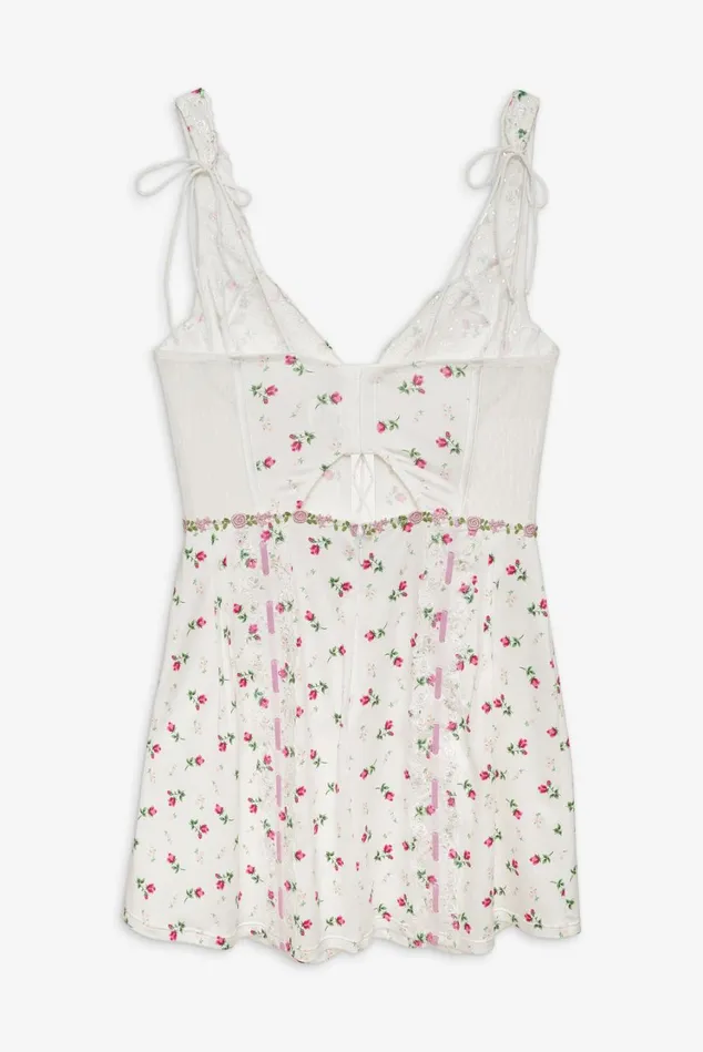 Women Xander Slip Dress White For Love and Lemons Lingerie Women Xander Slip Dress White For Love and Lemons Lingerie
