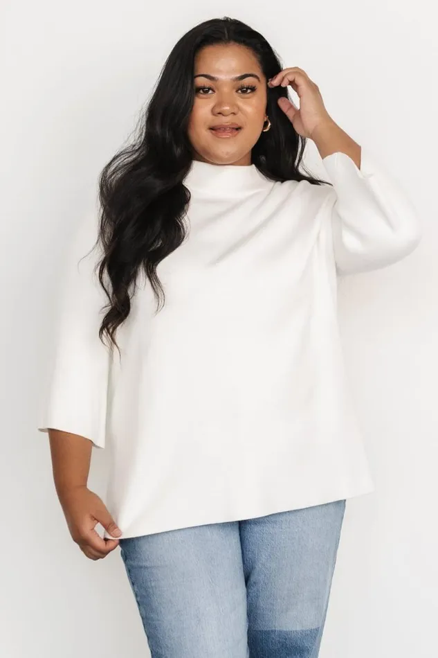 Women Zola Bell Sleeve Sweater Off White Baltic Born Sweaters Women Zola Bell Sleeve Sweater Off White Baltic Born Sweaters