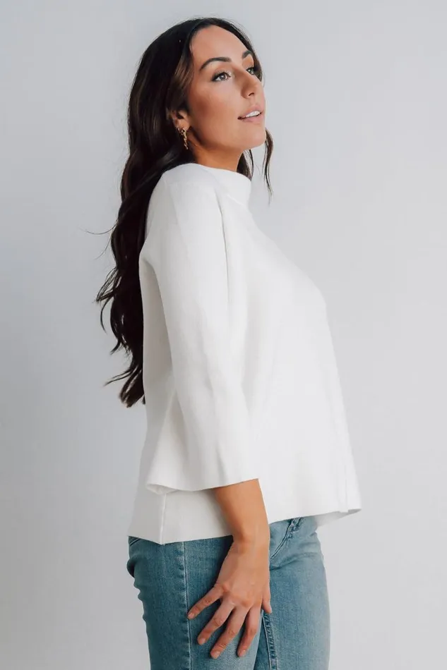Women Zola Bell Sleeve Sweater Off White Baltic Born Sweaters Women Zola Bell Sleeve Sweater Off White Baltic Born Sweaters