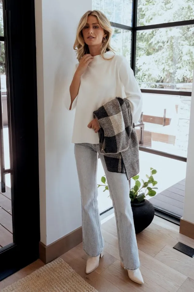 Women Zola Bell Sleeve Sweater Off White Baltic Born Sweaters Women Zola Bell Sleeve Sweater Off White Baltic Born Sweaters