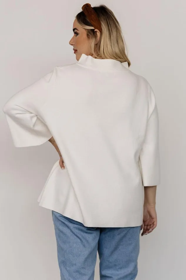 Women Zola Bell Sleeve Sweater Off White Baltic Born Sweaters Women Zola Bell Sleeve Sweater Off White Baltic Born Sweaters