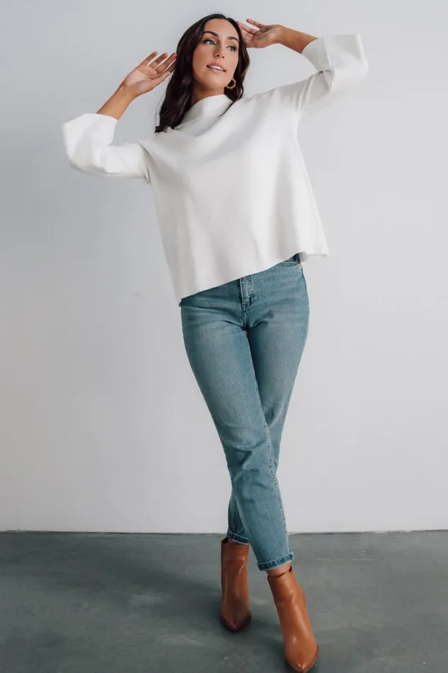 Women Zola Bell Sleeve Sweater Off White Baltic Born Sweaters Women Zola Bell Sleeve Sweater Off White Baltic Born Sweaters