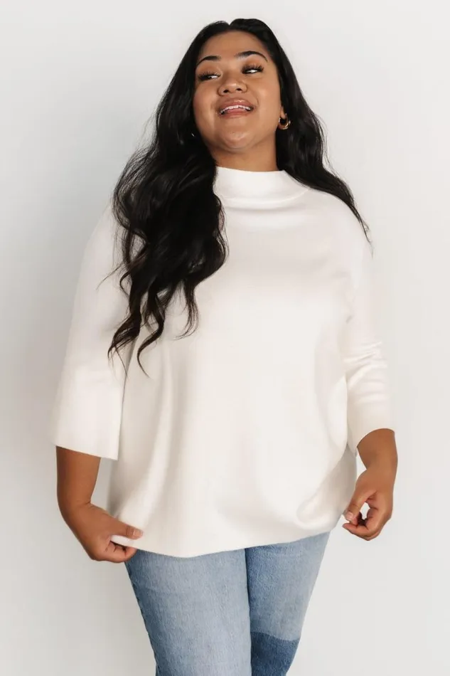 Women Zola Bell Sleeve Sweater Off White Baltic Born Sweaters Women Zola Bell Sleeve Sweater Off White Baltic Born Sweaters