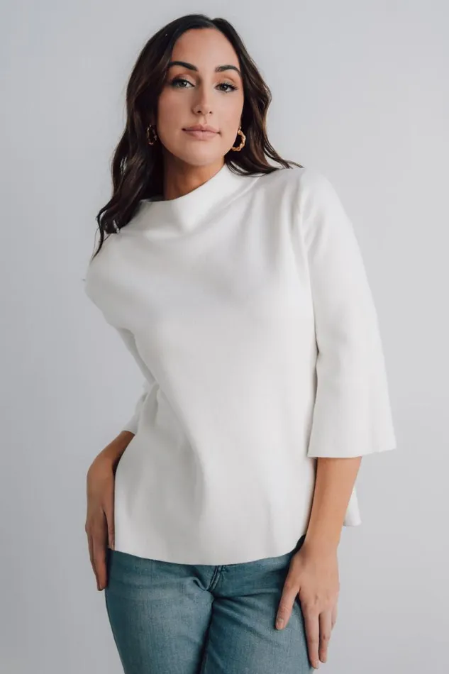 Women Zola Bell Sleeve Sweater Off White Baltic Born Sweaters Women Zola Bell Sleeve Sweater Off White Baltic Born Sweaters