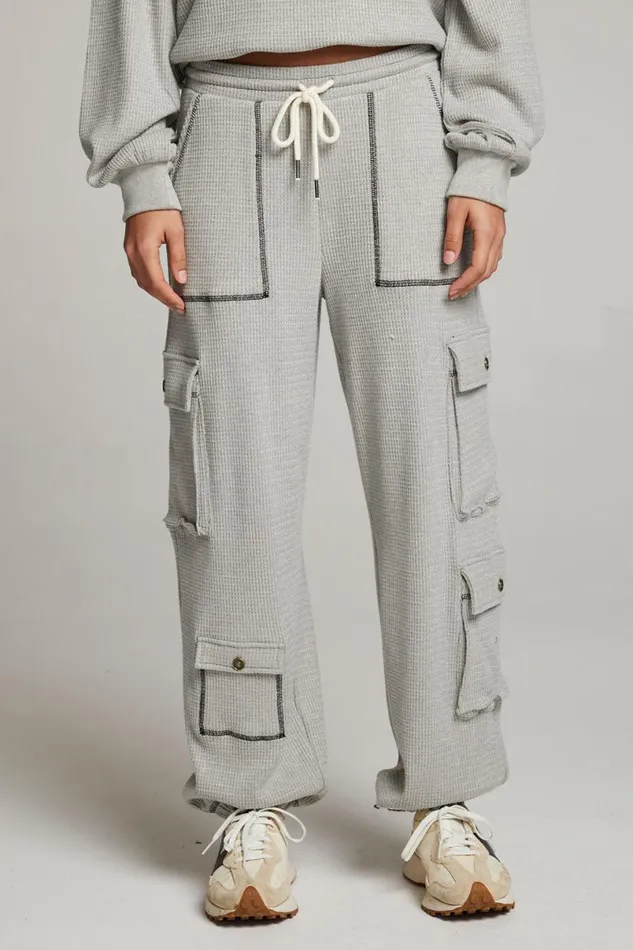 Womens Bottoms Chaser Brand Bily Heather Grey Jogger
