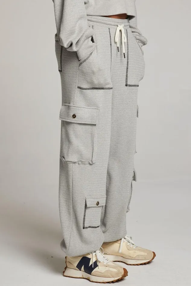 Womens Bottoms Chaser Brand Bily Heather Grey Jogger