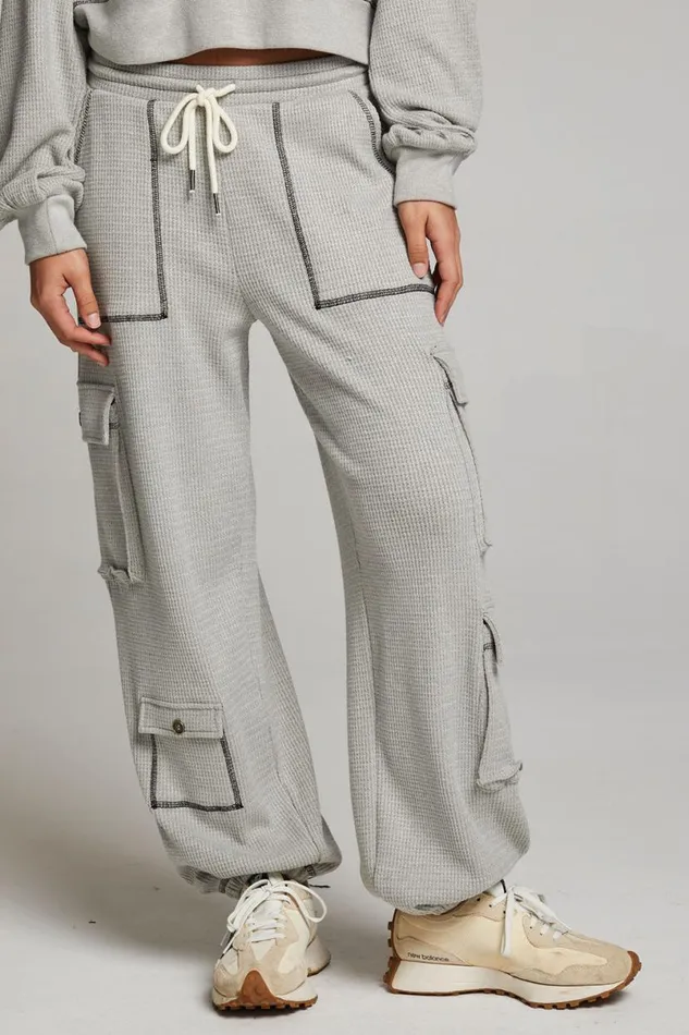 Womens Bottoms Chaser Brand Bily Heather Grey Jogger