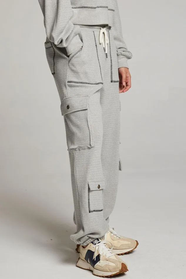 Womens Bottoms Chaser Brand Bily Heather Grey Jogger