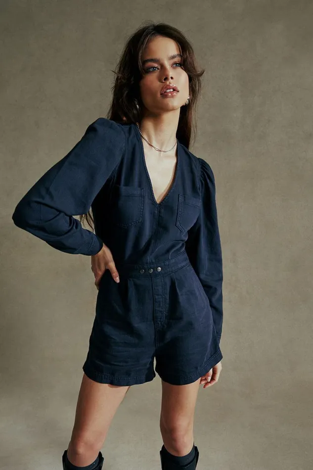 Womens Bottoms Chaser Brand Sami Licorice Romper