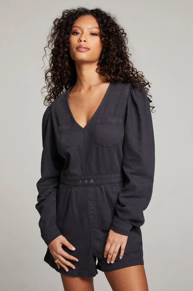Womens Bottoms Chaser Brand Sami Licorice Romper