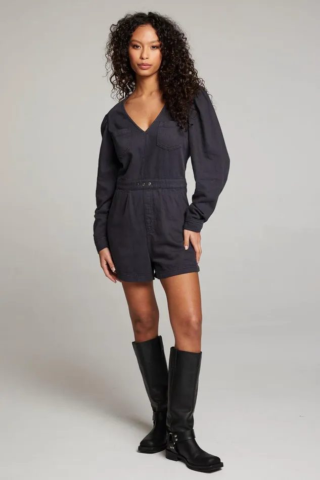 Womens Bottoms Chaser Brand Sami Licorice Romper