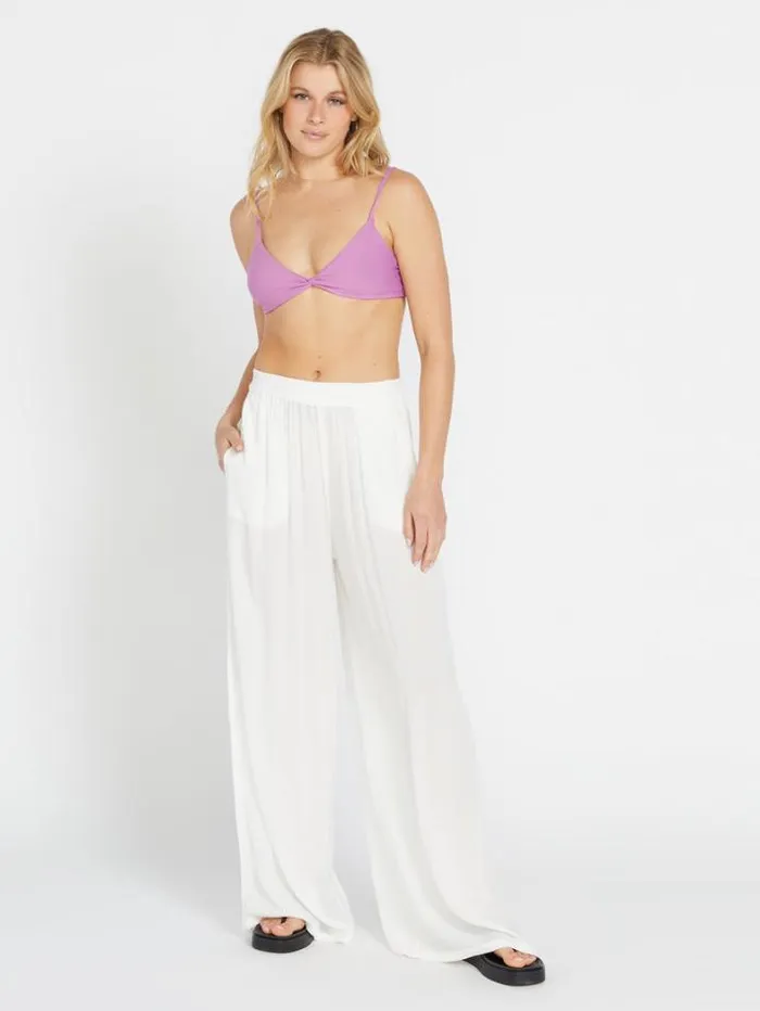Womens Bottoms Volcom Stone Shine Junki Pants 8211 Star White
