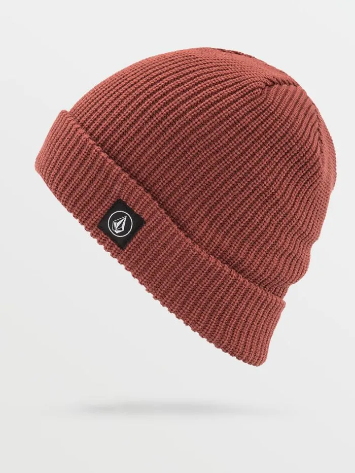 Womens Hats and Beanies Volcom Full Stone Beanie 8211 Cayenne