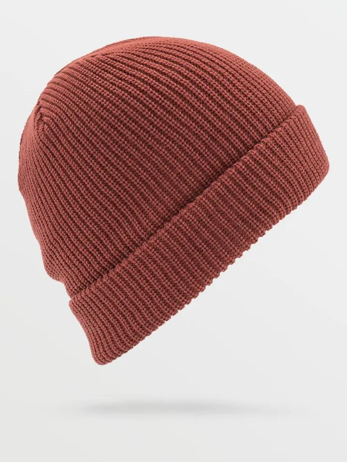 Womens Hats and Beanies Volcom Full Stone Beanie 8211 Cayenne