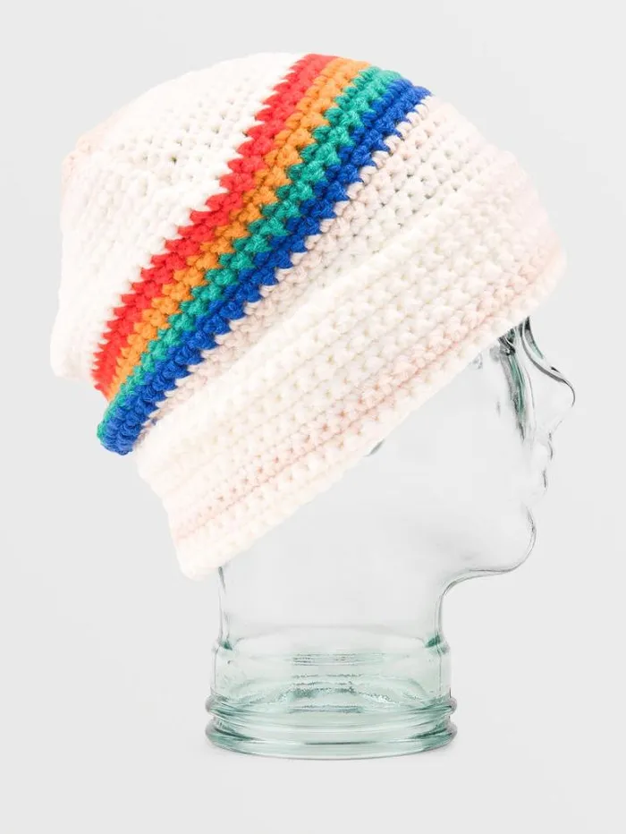 Womens Hats and Beanies Volcom Yay Crochet Beanie 8211 White