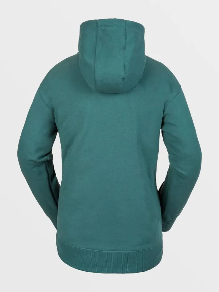 Womens Hoodies and Sweatshirts Volcom Costus Pullover Fleece 8211 Balsam