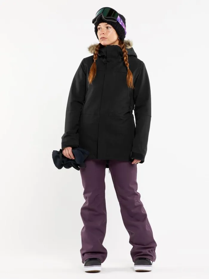 Womens Jackets Volcom Shadow Insulated Jacket 8211 Black