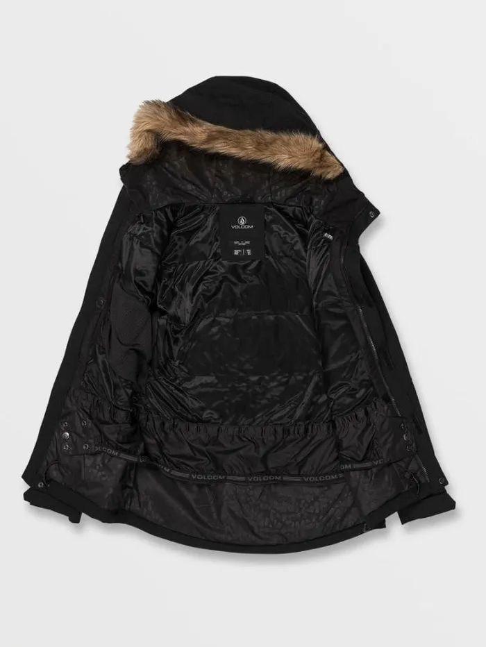 Womens Jackets Volcom Shadow Insulated Jacket 8211 Black