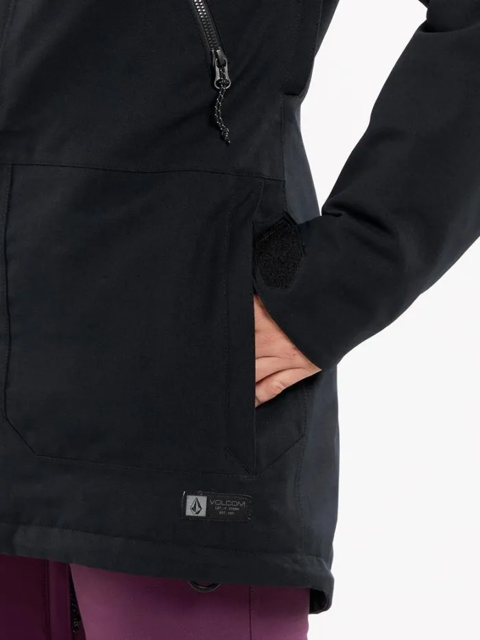 Womens Jackets Volcom Shadow Insulated Jacket 8211 Black