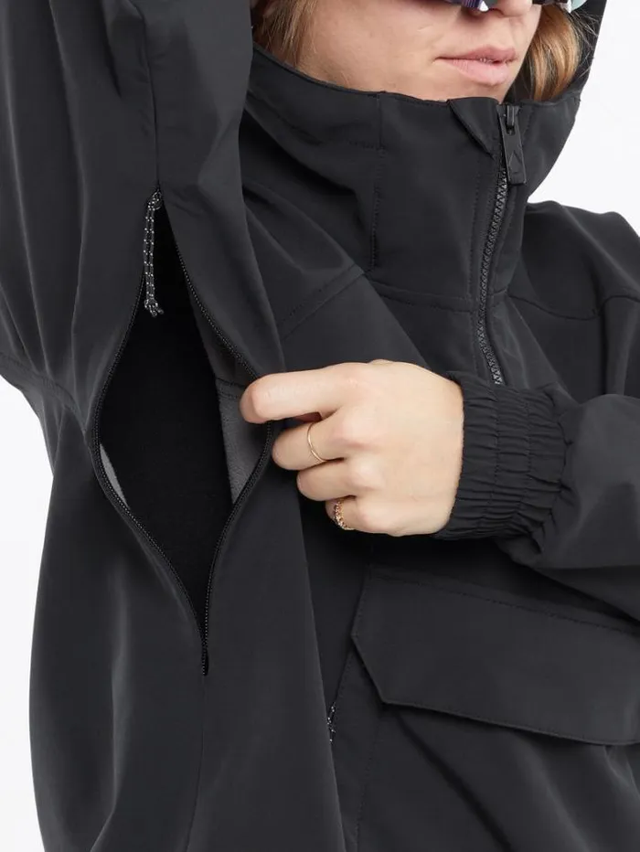 Womens Jackets Volcom Sinter Bonded Stretch Jacket 8211 Black