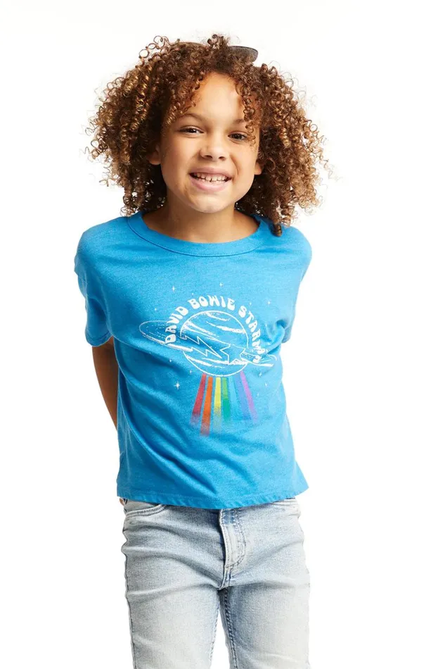 WomensKids Music Chaser Brand David Bowie 8211 Starman Tee